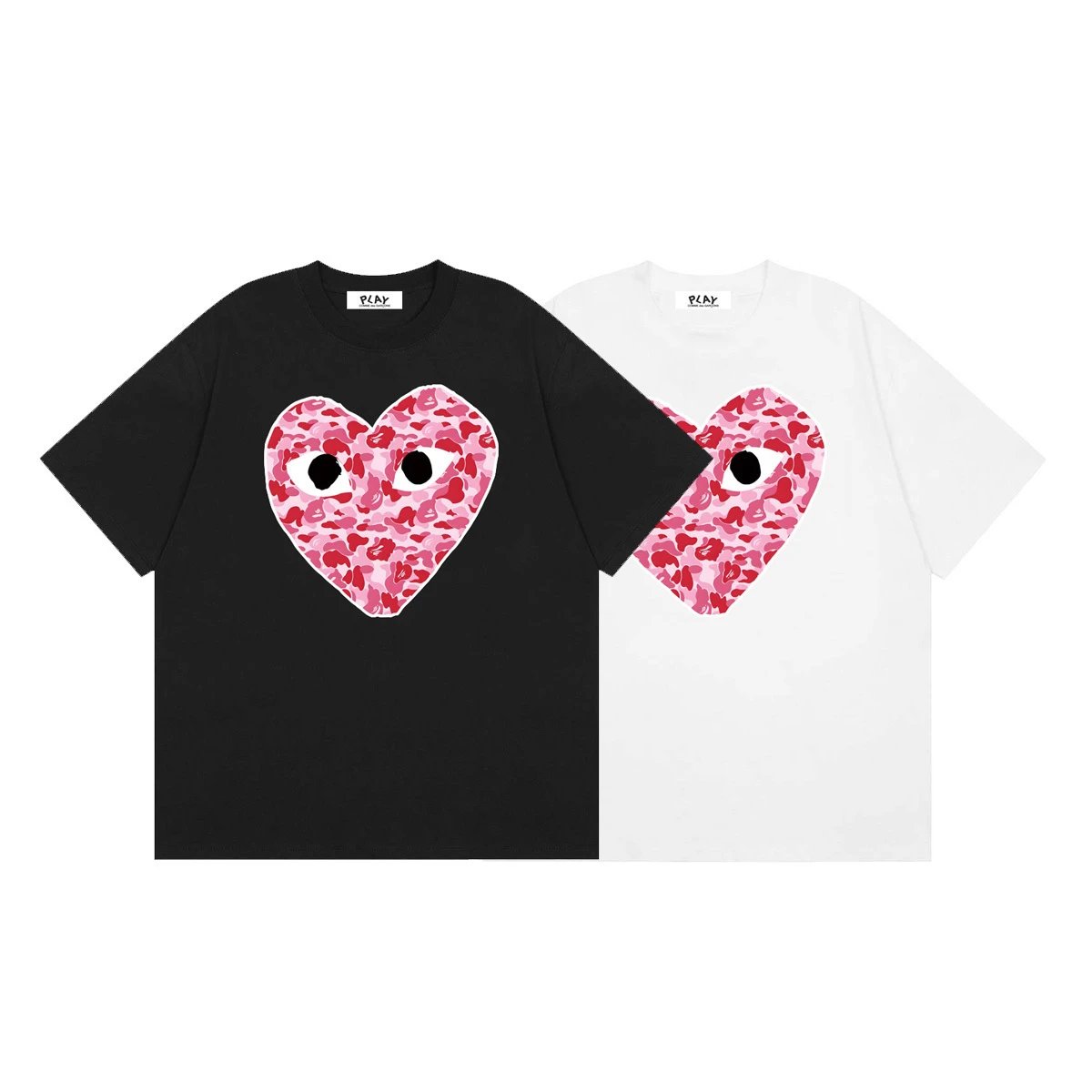 CDG Play Letter Print T-Shirt